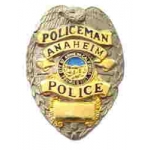 Anaheim, California Police Department Policeman Badge Pin